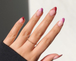 Fall French Tip Nails   Soft French Slits