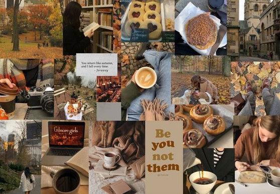 Fall Macbook Wallpaper Aesthetic   Autumn Collage Wallpaper Ideas For PC & Laptop Be You Not Them