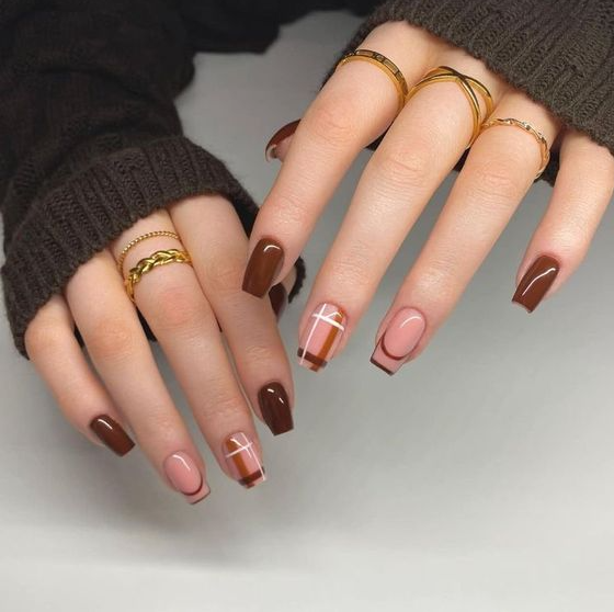 Fall Nails Square   Inspiring Nail Designs You Need For Your Next Trip To The