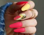 Gorgeous Trendy Fall Nail Art Picture