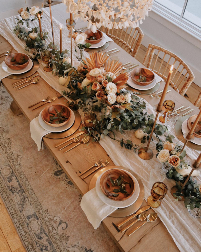 New Thanksgiving Table Settings   Perfect Tablescape