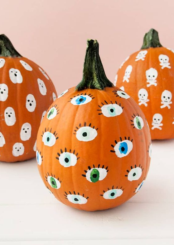 Pumpkin Painting Ideas   Creative No Carve Pumpkin Decorating Ideas For Kids
