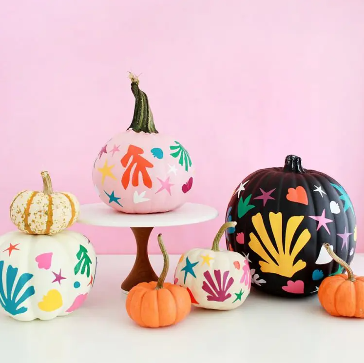 Pumpkin Painting Ideas   DIY Mattise Inspired Pumpkins