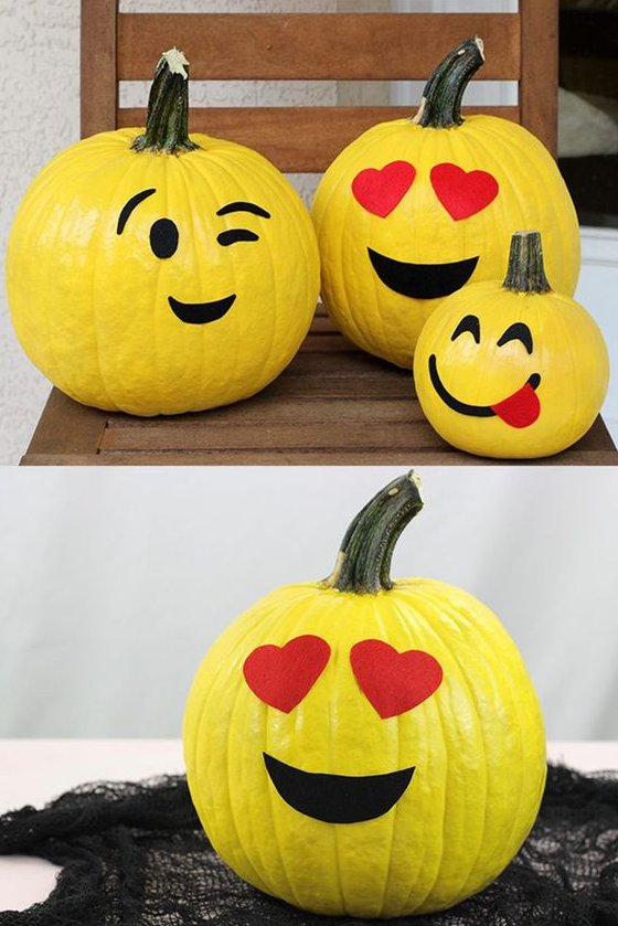 Pumpkin Painting Ideas   Skip The Carving This Year, And Make These Easy Decorated Pumpkins