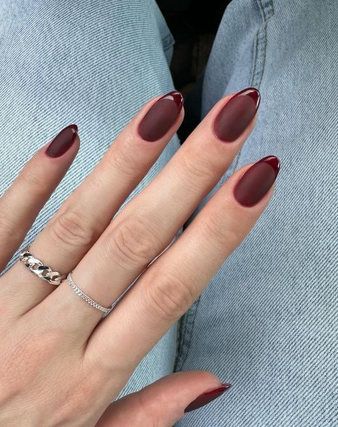 Red Fall Nails   Burgundy Nails You Need To Try This