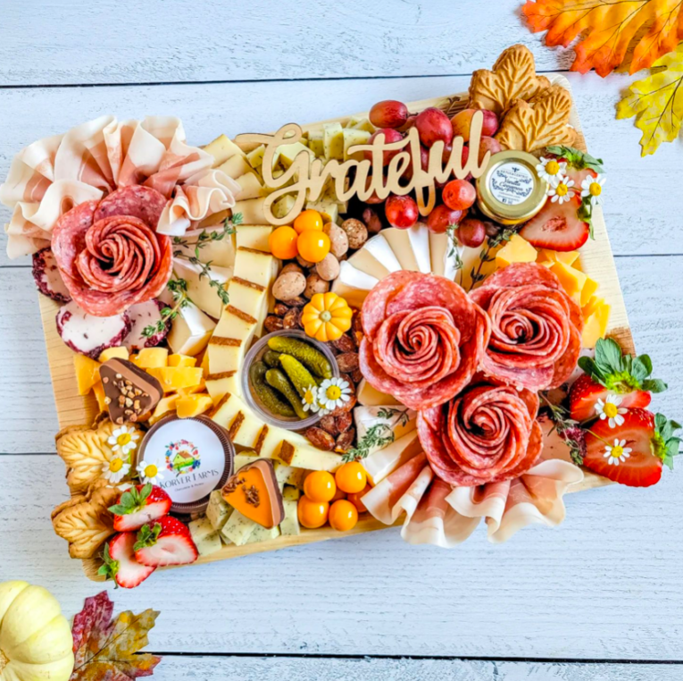 Thanksgiving Charcuterie Boards - Grateful