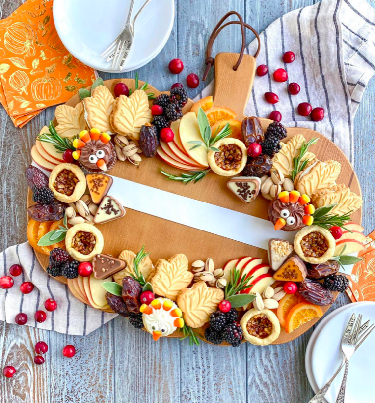 Thanksgiving Charcuterie Boards - Turkey Touches