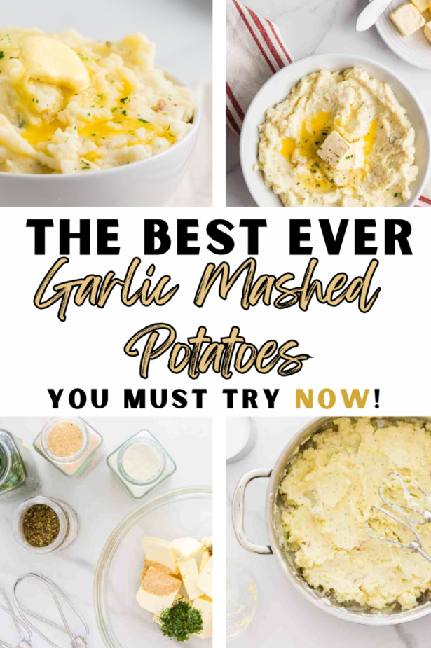 Thanksgiving Side Dishes   Yummy Garlic Mashed