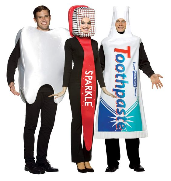 Trio Halloween Costumes   Dental Costume