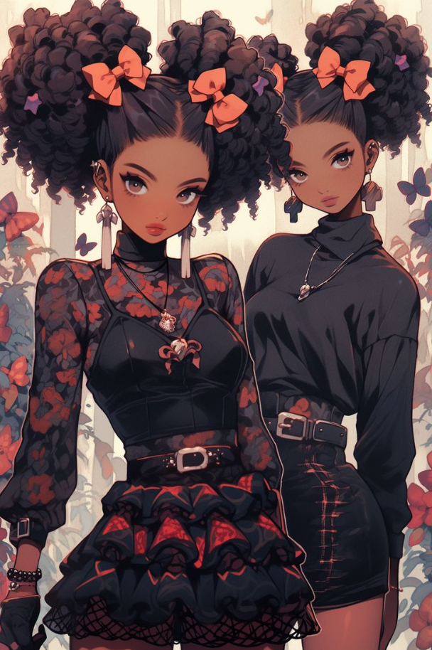 Anime Black People   Black Love Art Cute Art Styles Anime