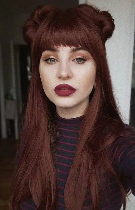 Chocolate Red Hair   Sexy Dark Red Hair Ideas To