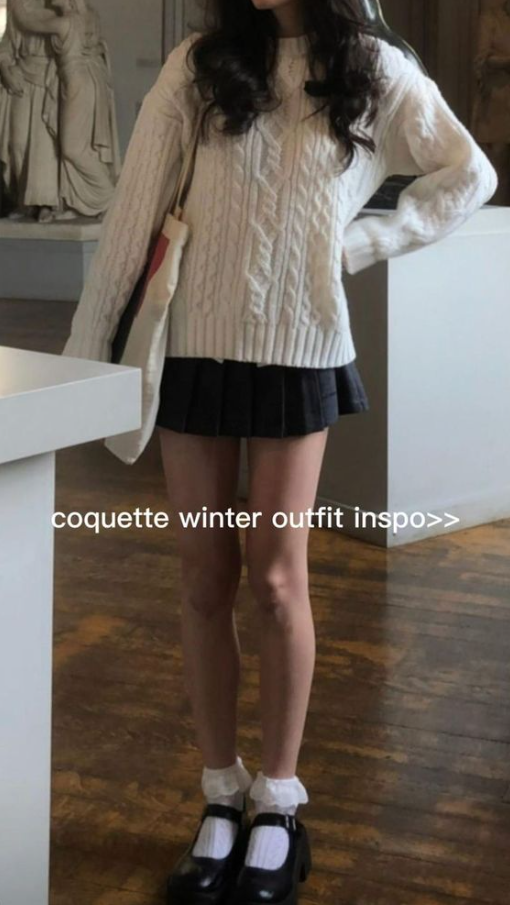Coquette Outfit   Coquette Fits For Winter In 2024 Cute Outfits Clothes Casual Outfits