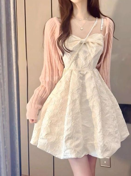Coquette Outfit   Soft Softcore Aesthetic Pastel Pink White Korean Outfit Inspo Fashion Style Clothes Streetwear