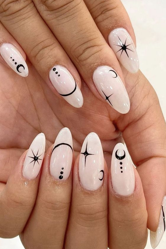 Cute Art Styles   Celestial Nails Out Of This World Designs For Your Next Manicure
