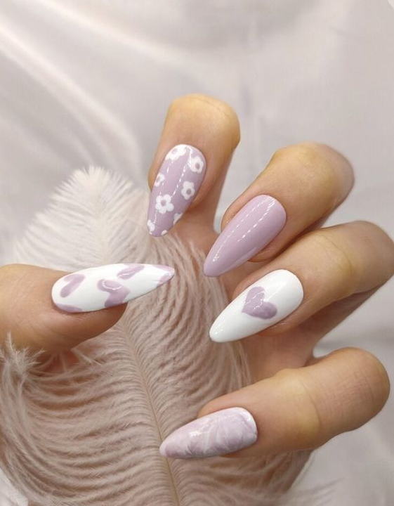Cute Art Styles   Purple Nail Designs You Must Try This Year