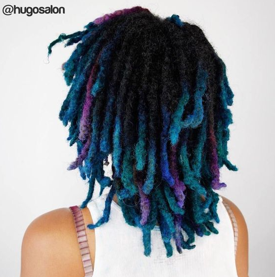 Dyed Locs Ideas   Creative Dreadlock Styles For Girls And Women