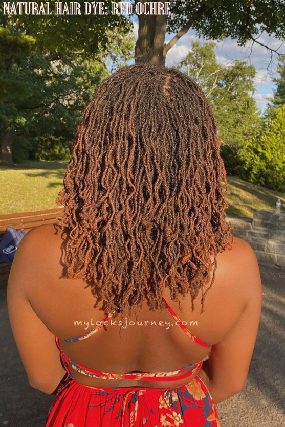 Dyed Locs Ideas   How To Dye Dark Hair Red