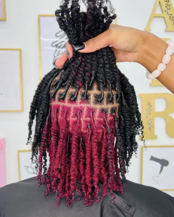 Dyed Locs Ideas   Locs With Pink