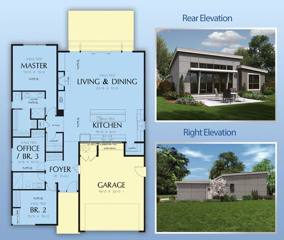 Easy Modern House Layout