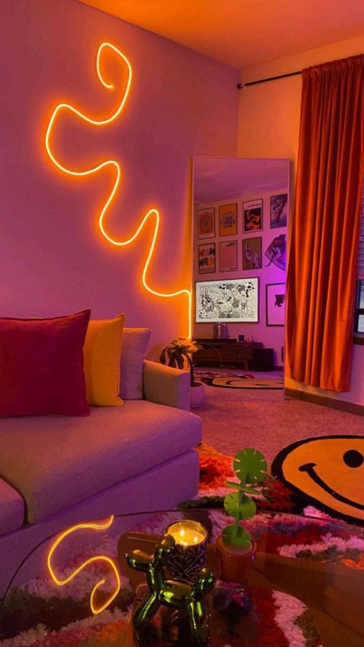 Hype Beast Bedroom Ideas   Neon Lights