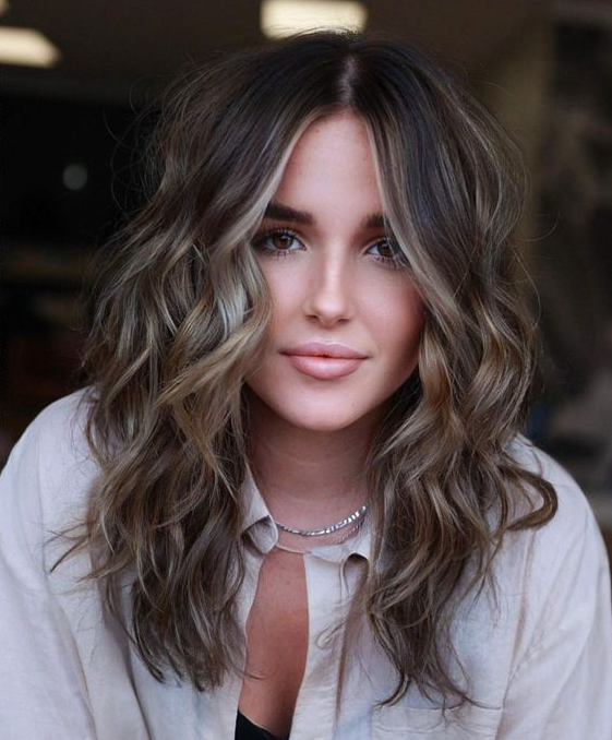 Mid Length Haircut   Stunning Medium Hairstyles For Round Faces Trending In 2024