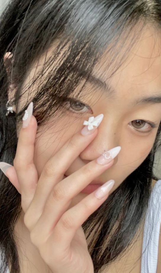 Nails With Bows   Douyin Xhs Nail Charm Inspo
