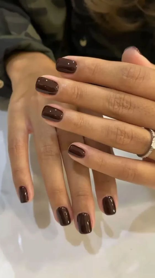 Winter Nail Color   Chic Minimalist Nail Trends To Try This Fall & Winter