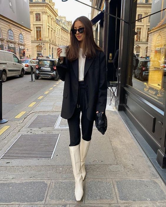 Winter Vaquera Outfits   Winter Fashion S White Boots