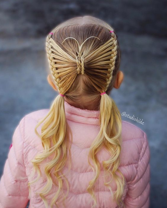 Hair Styles For Kids   Crazy Hair Day Tutorials For Girls