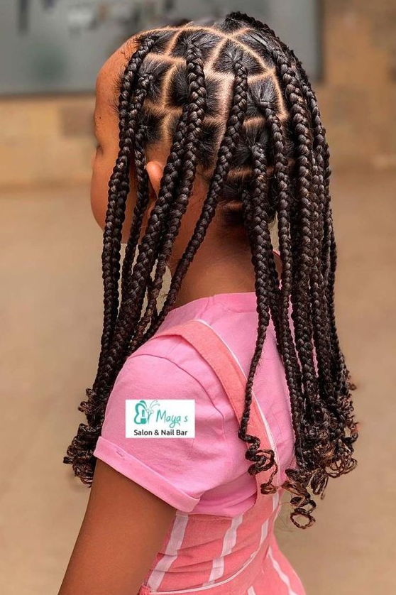 Hair Styles For Kids   Knotless Box