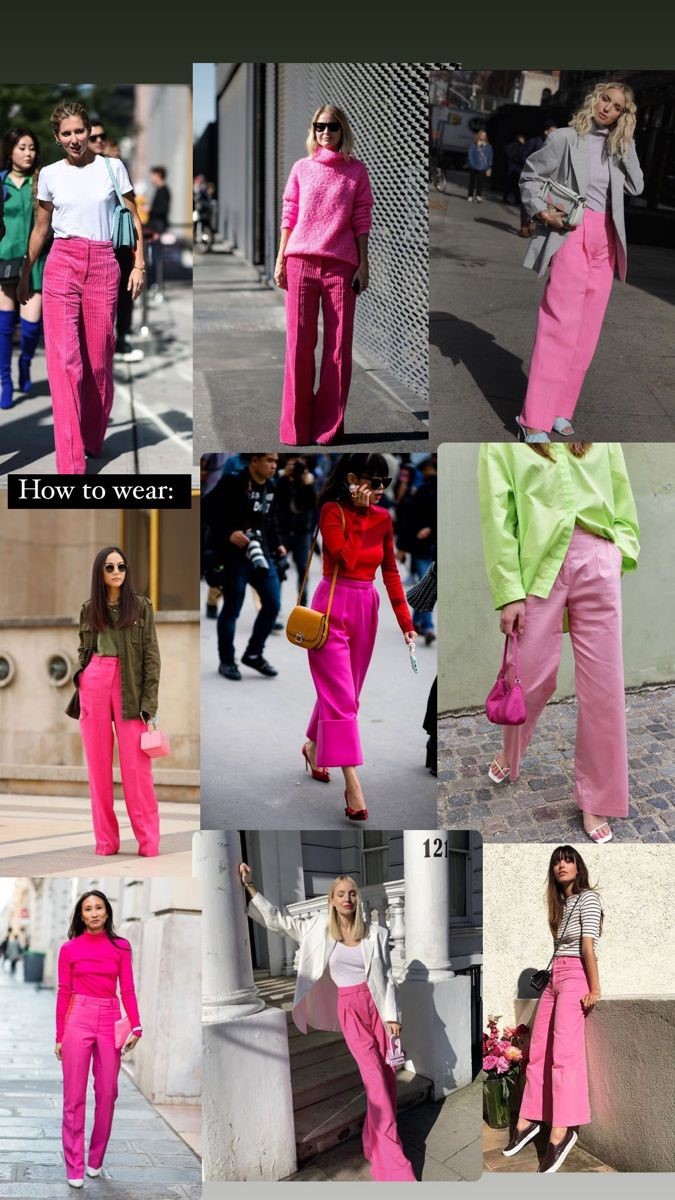 Pink Trousers Streetstyle