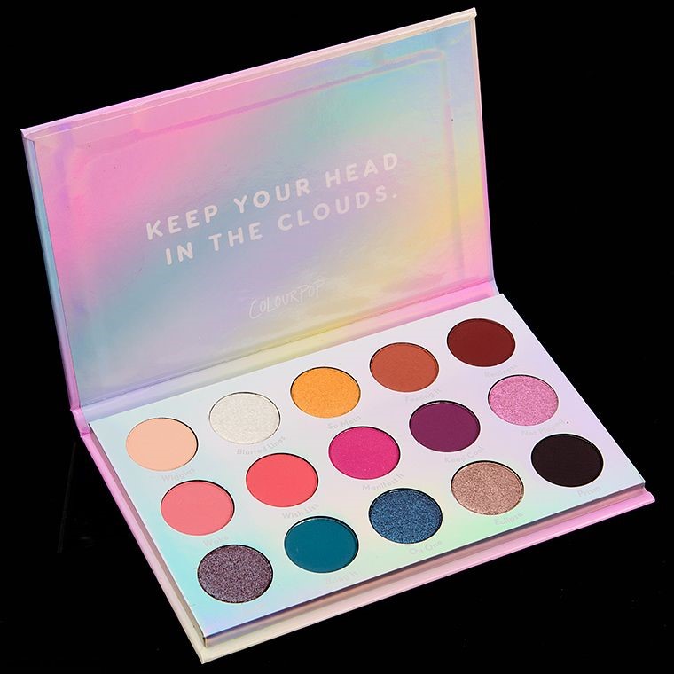 ColourPop Holiday Chasing Rainbows & Dream Sequence Palette Swatches