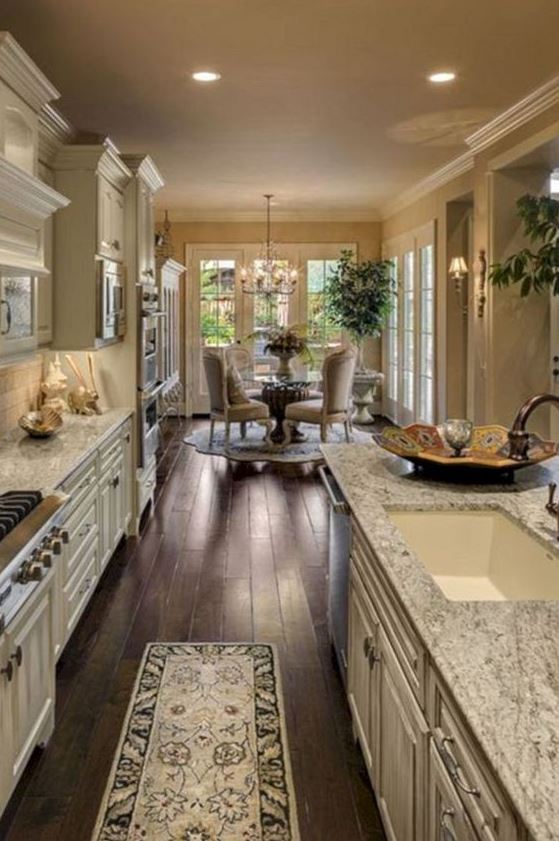 French Style Kitchen   Elegant French Country Home Interior Style