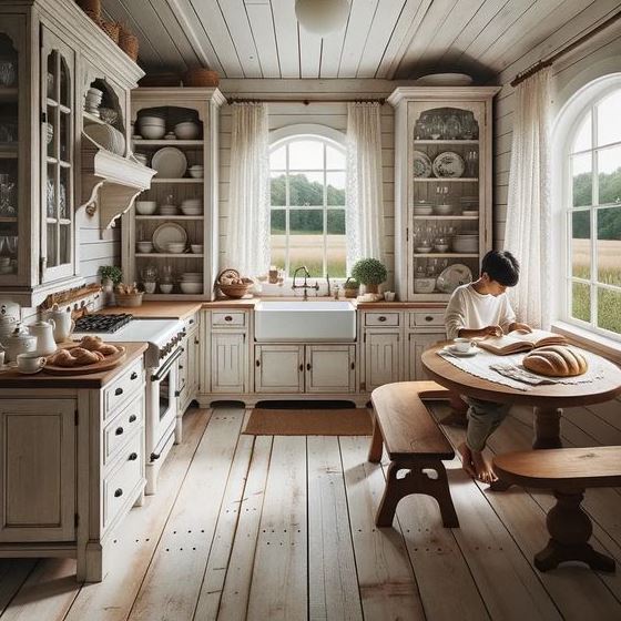 French Style Kitchen   Farmhouse Kitchen Designs And Ideas
