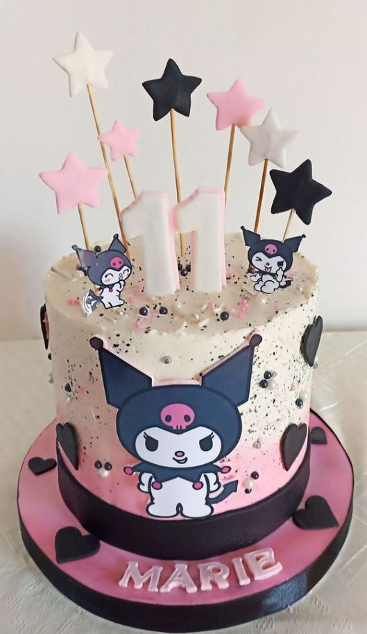 Kuromi Cake   Torta Kuromi New Birthday Cake, Cute Birthday , Pretty Birthday