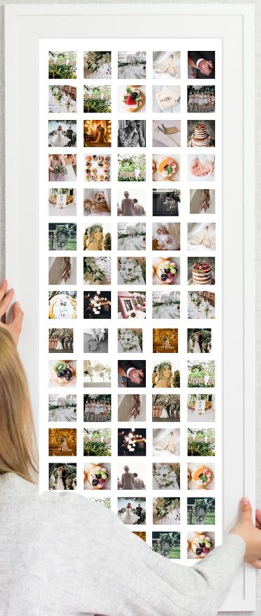 Poloroid Pictures Ideas   Large Frame For Your Polaroid Pictures