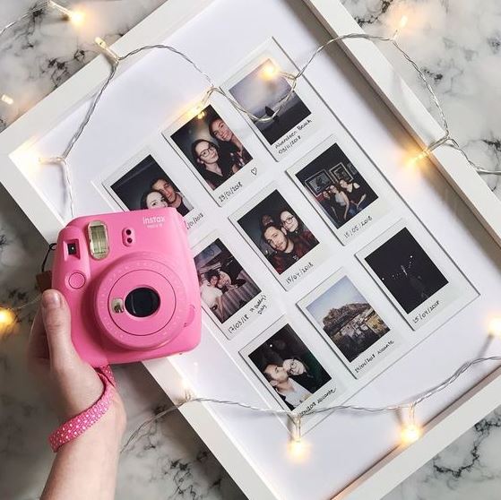Poloroid Pictures Ideas   Place Your Photos Under Glass