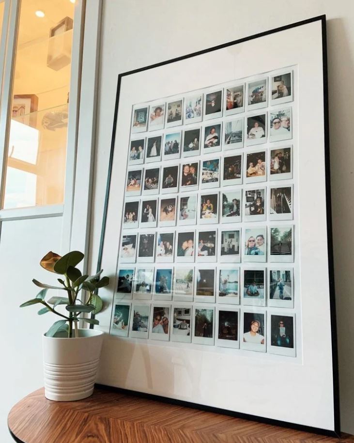 Poloroid Pictures Ideas With Large Frame