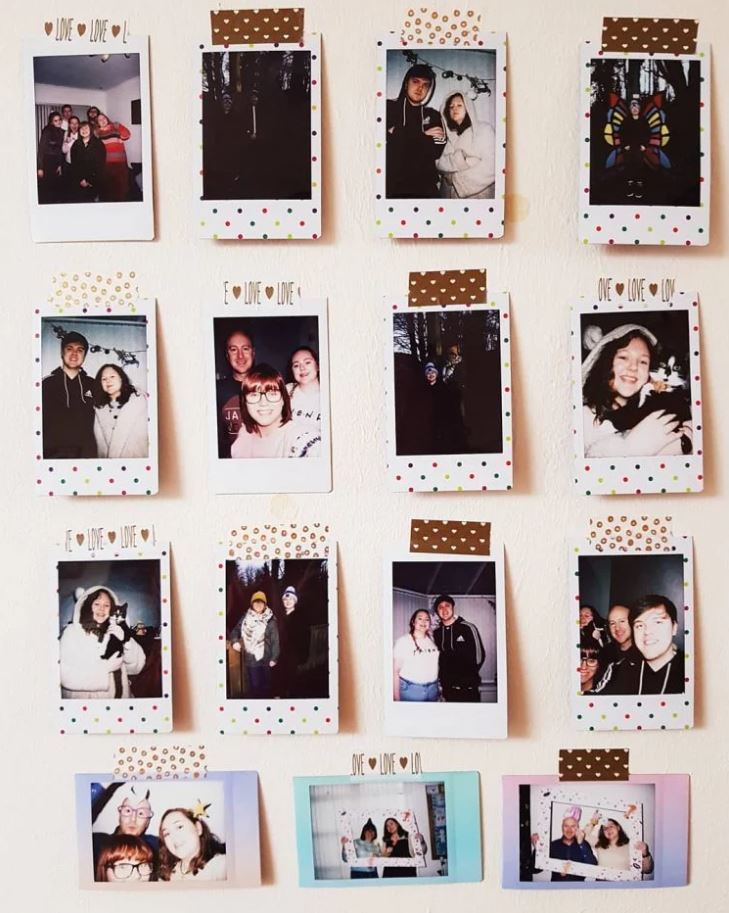 Poloroid Pictures Ideas With Washi Tape
