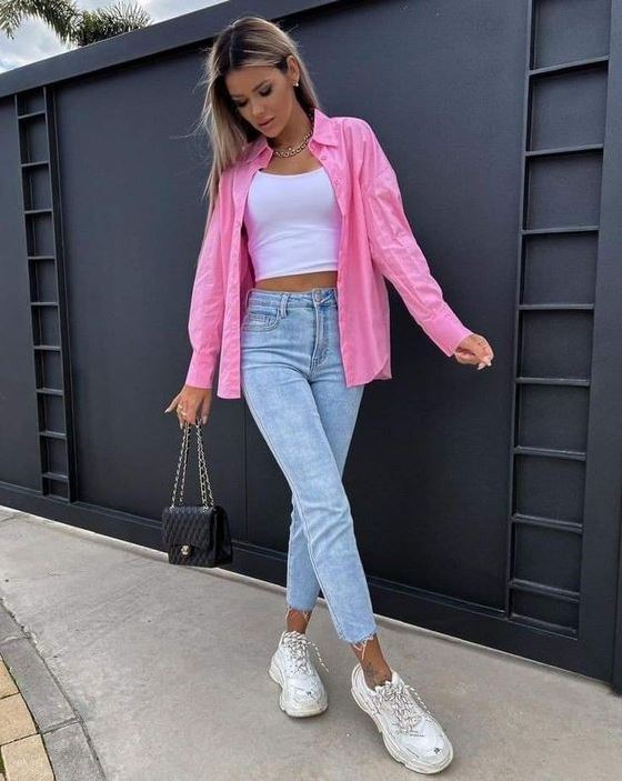 Spring 2024 Fashion   The Playful Pastel Pink Hues And Denim Blues