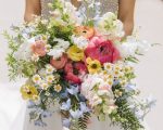 Wedding Flowers Bouquet   Whimsical Colorful Wedding Bouquet For Spring Wedding