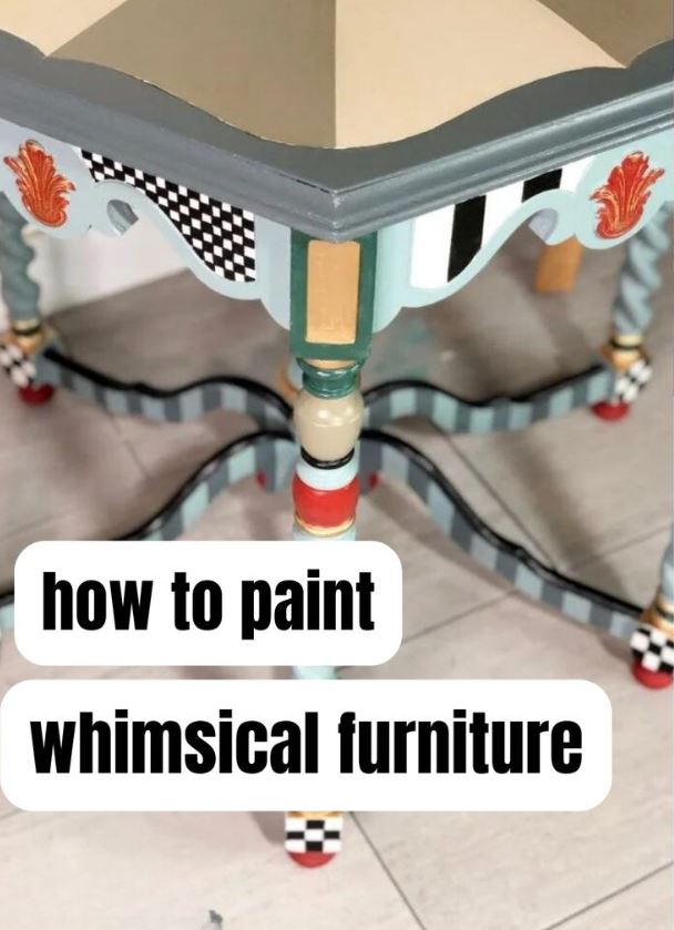 Whimsical Painted Furniture   How To Paint Modern Whimsical Furniture