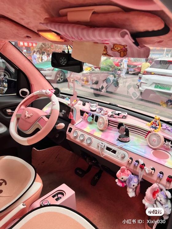 Aesthetic Car Inside   Hello Kitty Car Pink Car Interior Hello Kitty Car Accessories Girly Car Accessories Cute Car Accessories Pretty Cars
