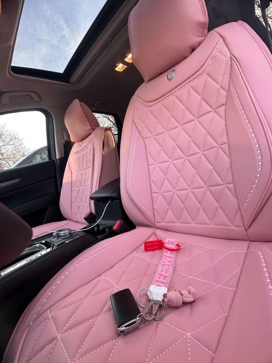 Aesthetic Car Inside   Pink Car Interior Custom Car Interior Pink Car Car Interior Decor Pink Car Accessories Pink Car Seat Covers