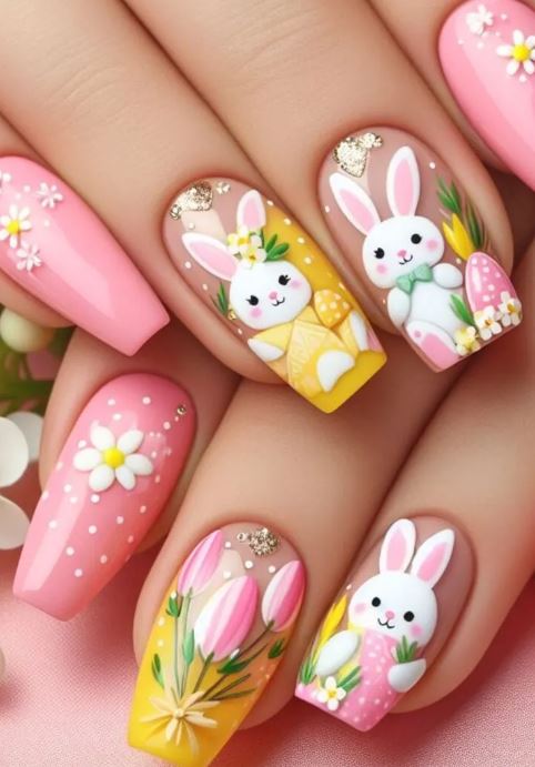 Bunny & Bloom Nails