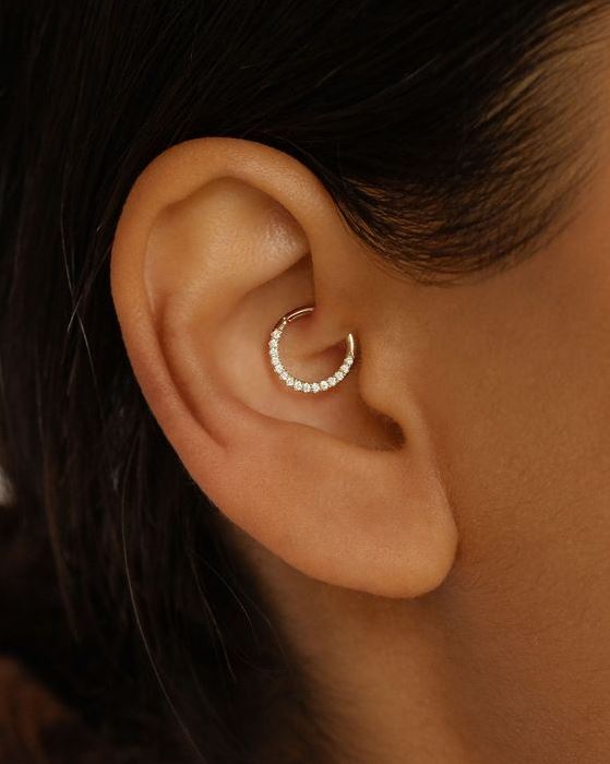 Cartilage Earring   Daith Ear Piercing Daith Piercing Jewelry Daith Earrings Earings Piercings Daith Jewelry Ear Jewelry