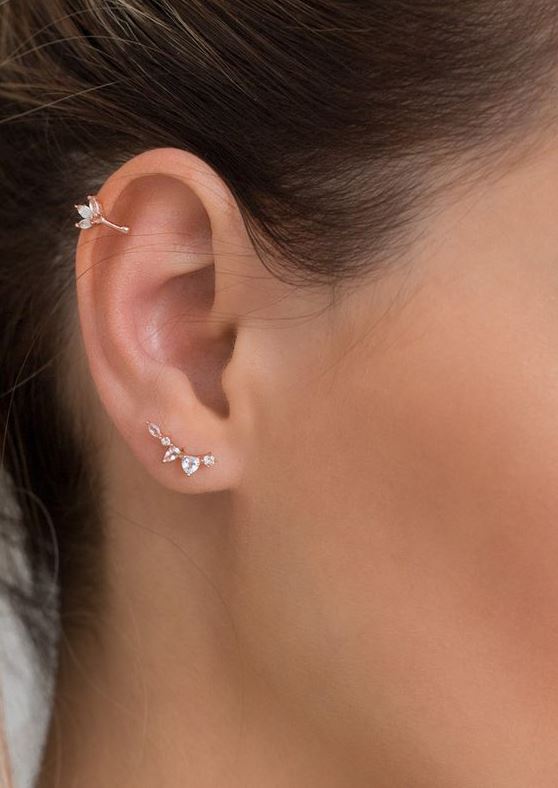 Cartilage Earring   Minimalist Ear Piercings Cuff Earrings Solid Gold Ear Cuff Ear Cuff Earings Gold Ear Cuff Earings Piercings