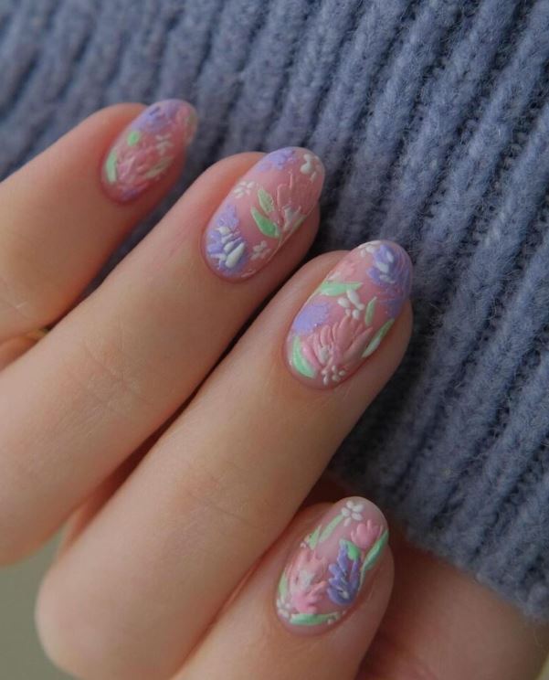 Cute Simple Nails For 2024 Picture