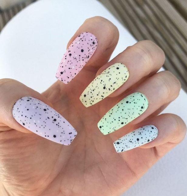 Easy At Home Easter Mani Ideas