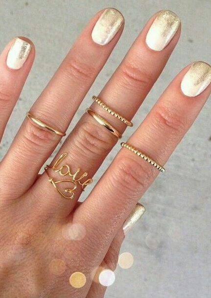 Greek Goddess Nails   Gold Nails Ombre Nails Ombre Nail Designs Nail Art For Beginners Nails How To Do Nails